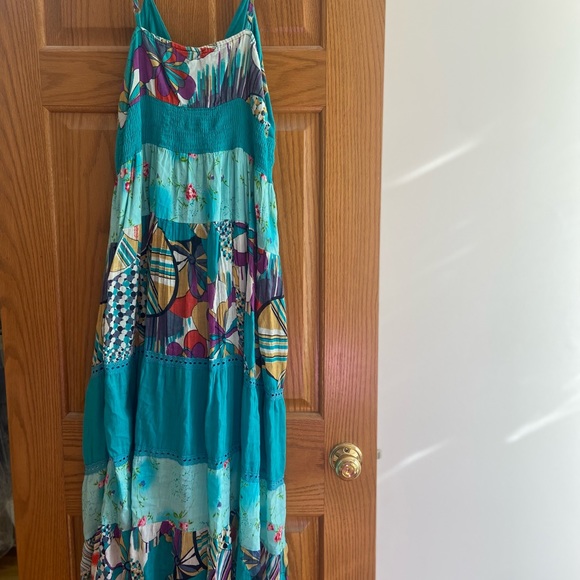 ETC. Brand Cute Boho Style Full Length Dress, Size SM - Picture 3 of 3